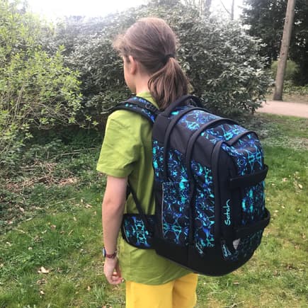 satch pack caleido blue