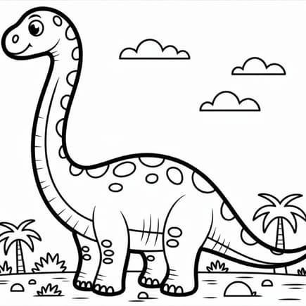 Dino Ausmalbild für Kinder Dino Ausmalbild für Kinder