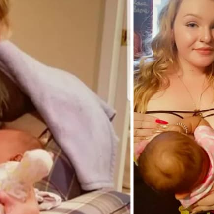 Baby Naomi wird sowohl von der Mama als auch von der Oma gestillt.