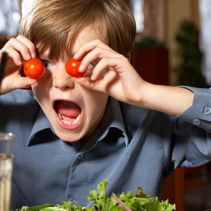 In "kinderfreien" Restaurants gibt es sowas nicht.