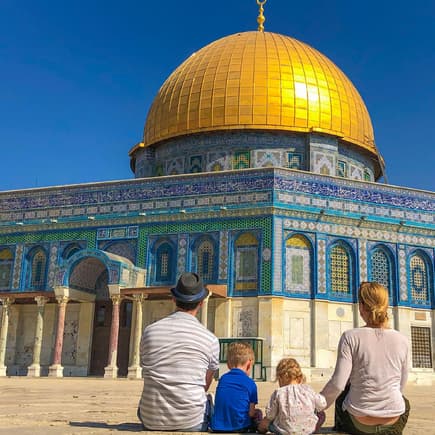 Der Felsendom in Jerusalem: Auch mit Kindern einen Besuch wert.