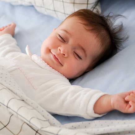 Kinder schlafen auf der richtigen Matratze besonders gut.