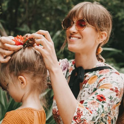 Isabell Horn ist Mama von zwei Kindern: Hier zu sehen mit ihrer Tocher Ella.