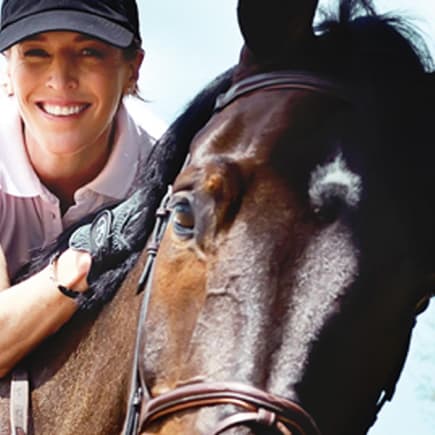 Springreiterin Meredith Michaels-Beerbaum hat eine Tochter.