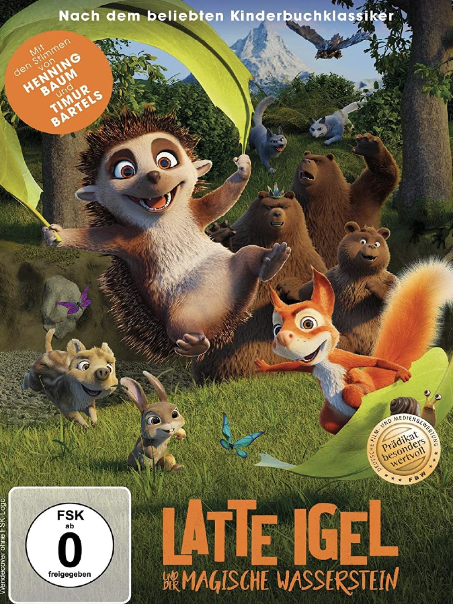 Die DVD "Latte Igel und der magische Wasserstein".