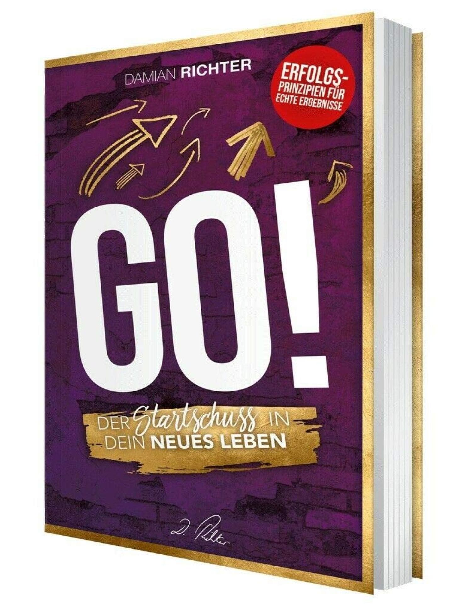 Buch "Go. Der Startschuss in dein neues Leben". Buch "Go. Der Startschuss in dein neues Leben".