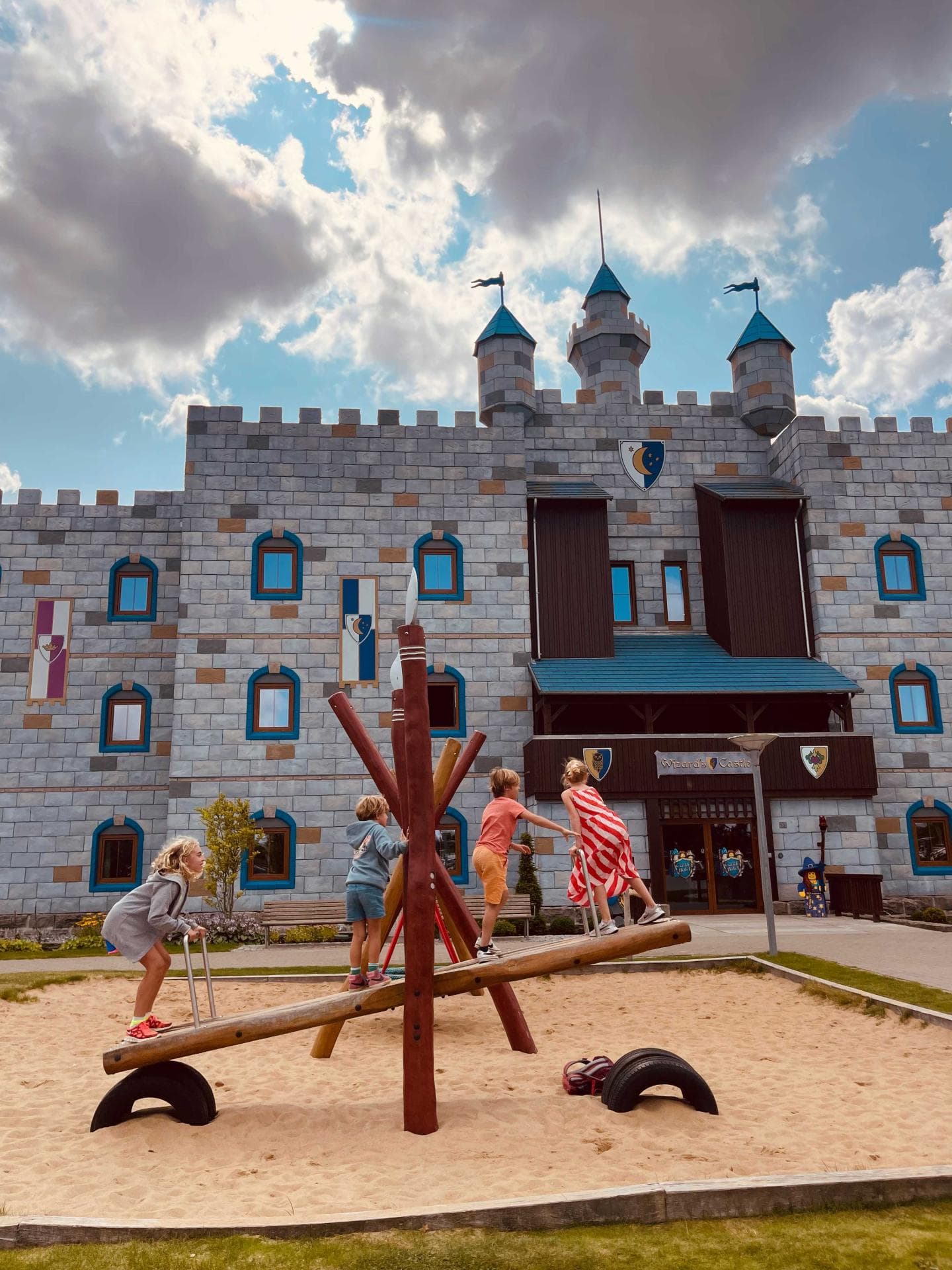 Spielplatz im Legoland in Billund