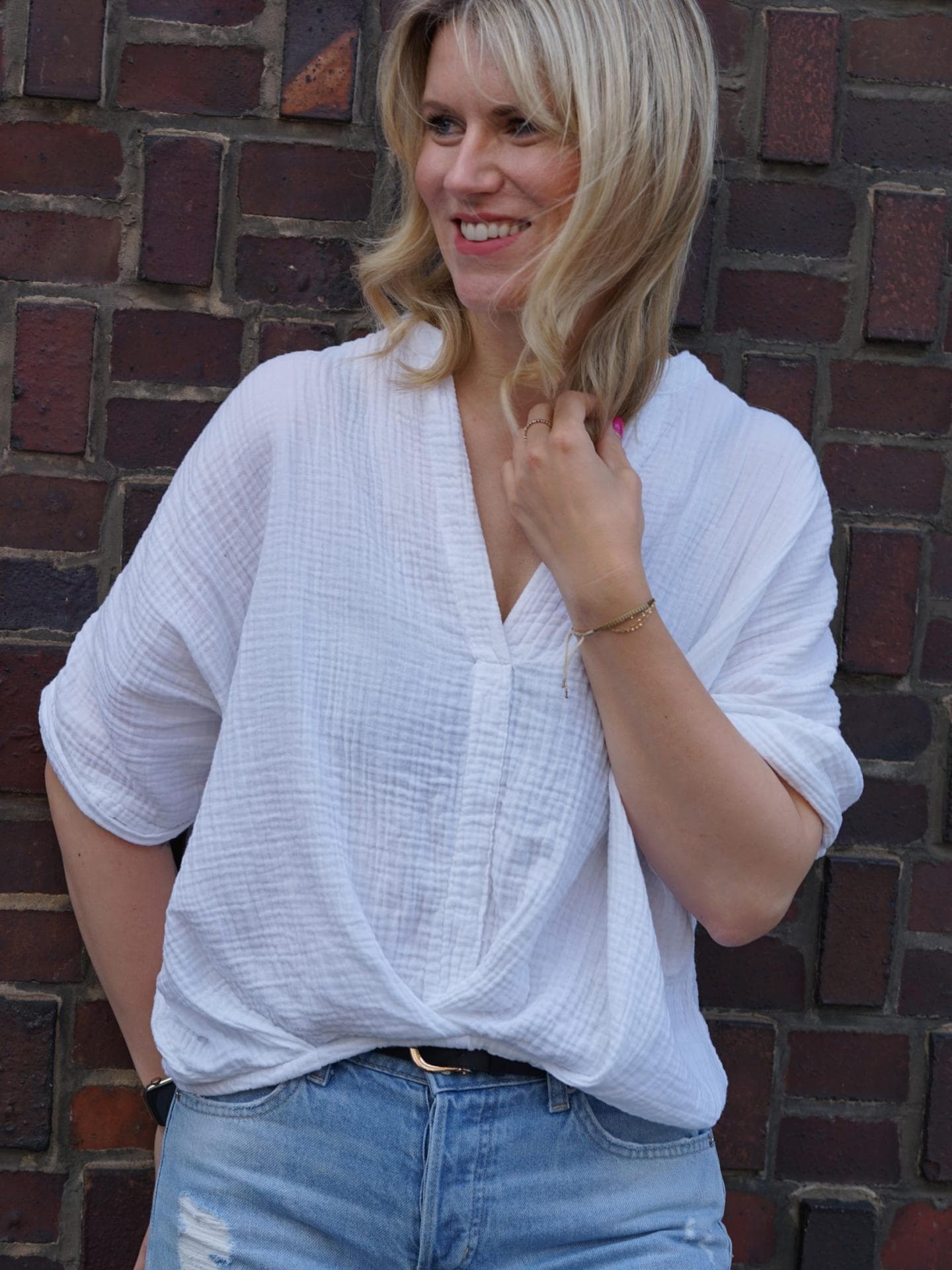 Lehrerin und Dreifachmutter Saskia Niechzial.