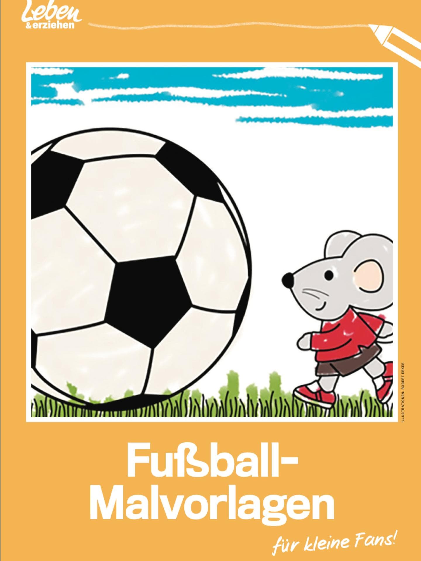 Fußball-Malbuch zum Ausdrucken