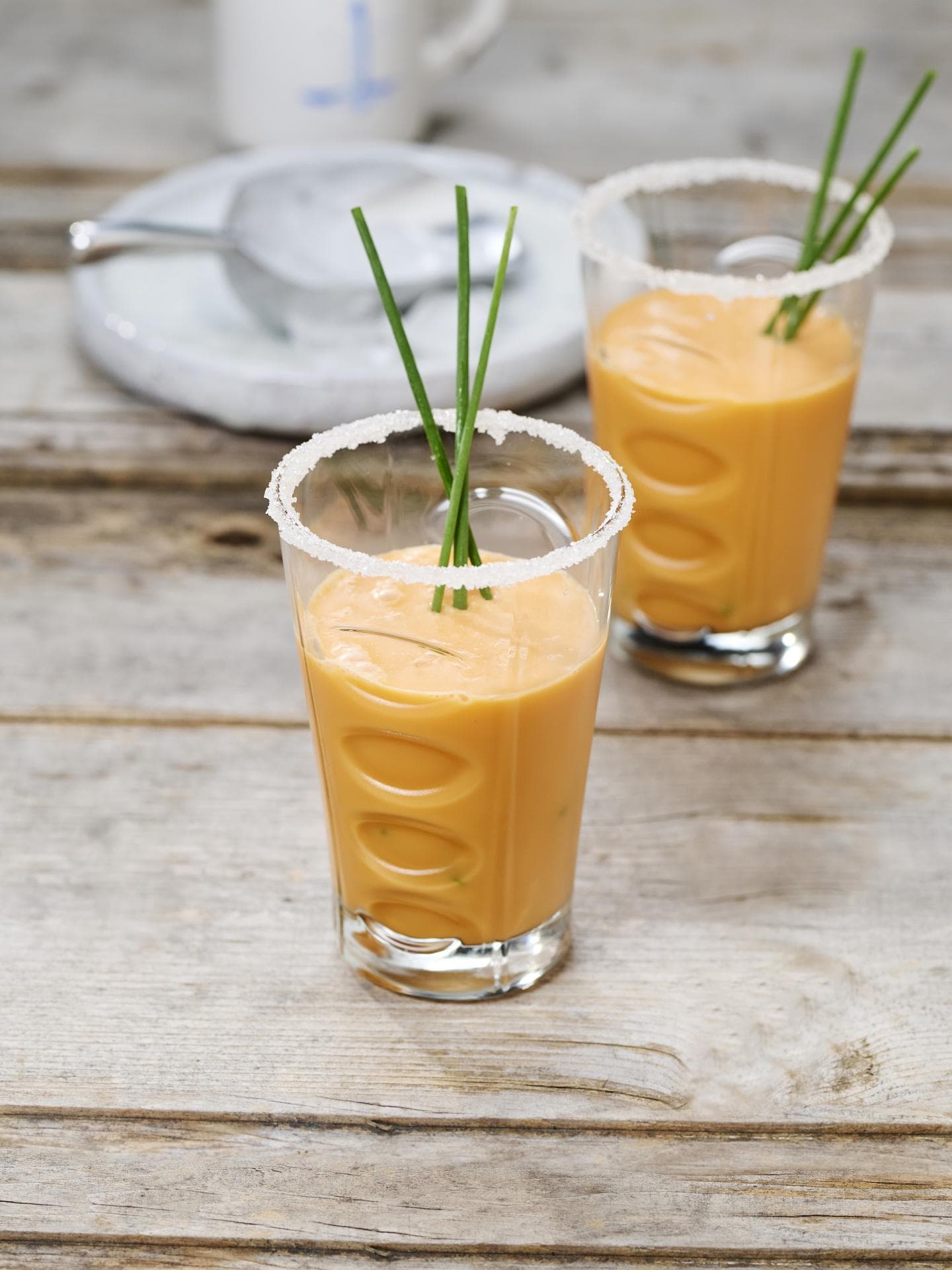 Cremiger Apfel-Karotten-Cocktail