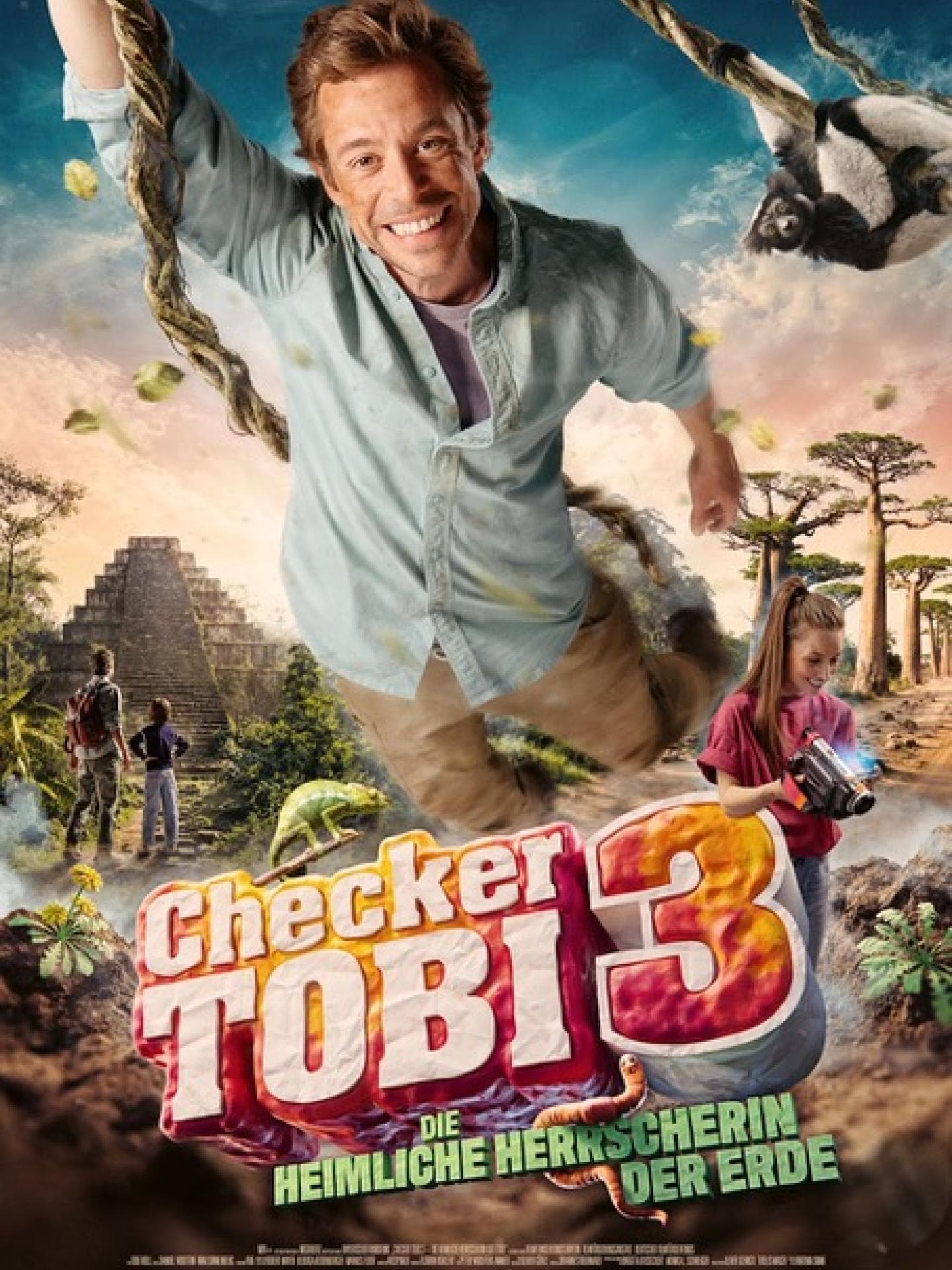 Filmplakat "Checker Tobi 3 – Die heimliche Herrscherin der Erde" Filmplakat "Checker Tobi 3 – Die heimliche Herrscherin der Erde"