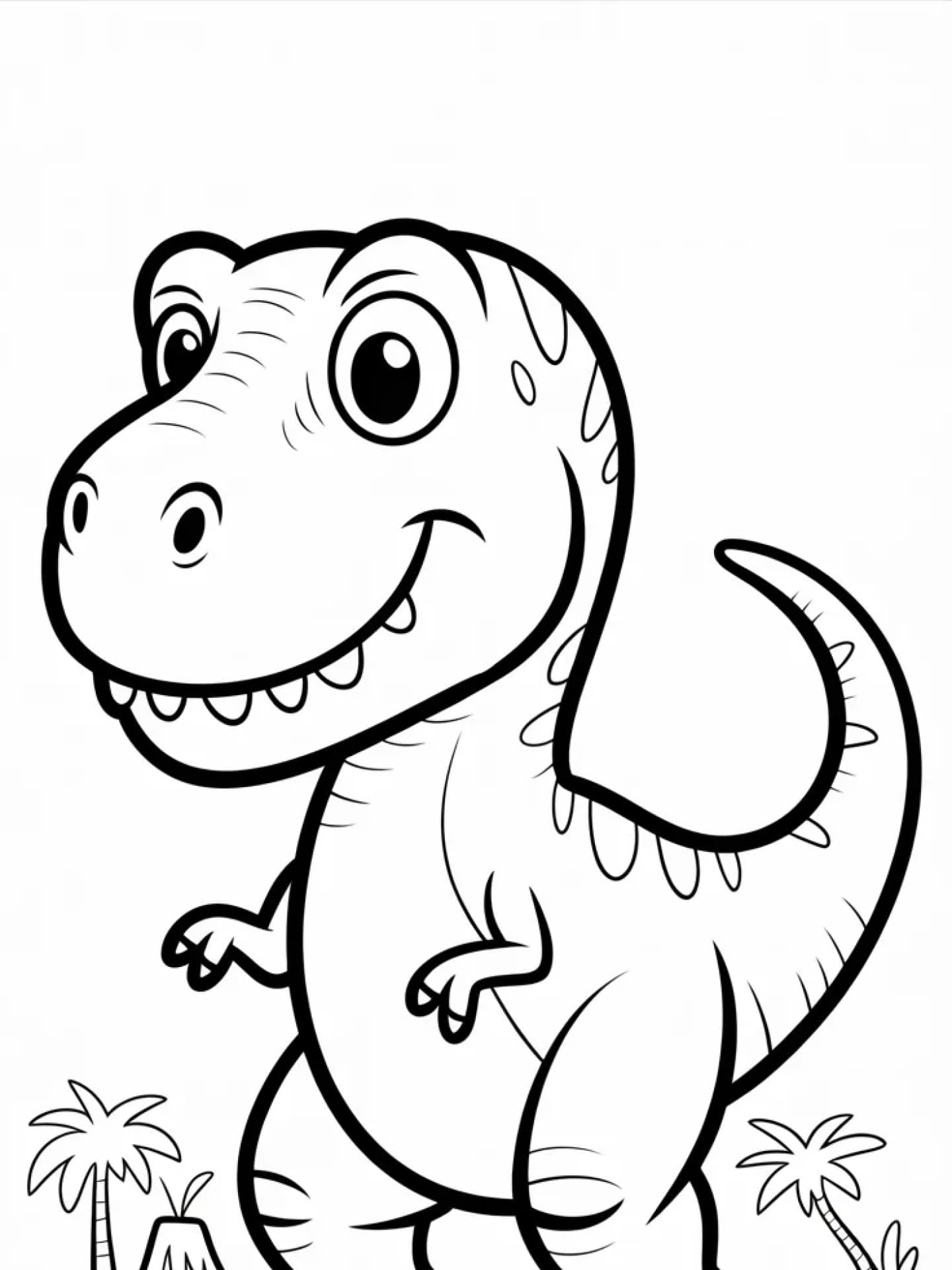 Ausmalbild T-Rex Ausmalbild T-Rex