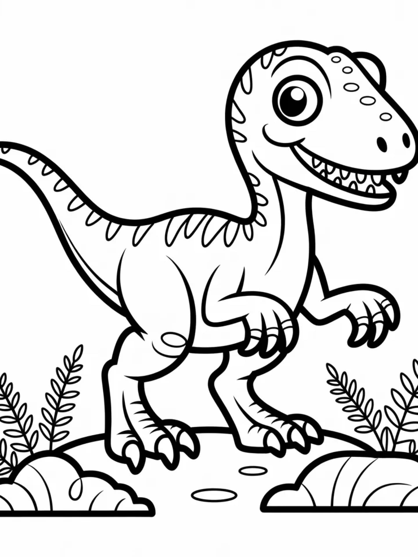 Ausmalbild Velociraptor Ausmalbild Velociraptor