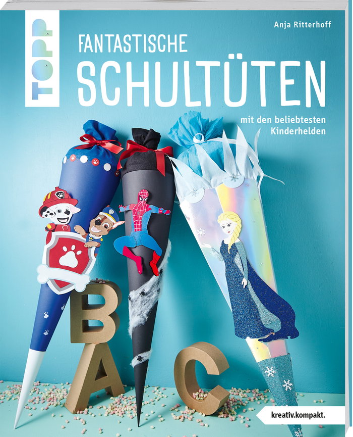 Paw-Patrol-Schultüte selber basteln – mit Vorlage