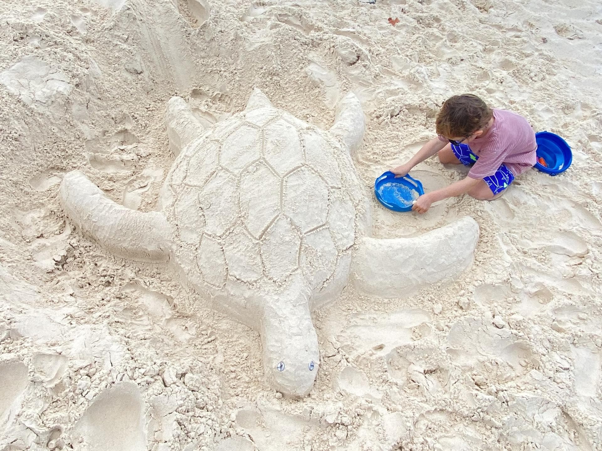 Im Sand spielen auf Aruba Im Sand spielen auf Aruba