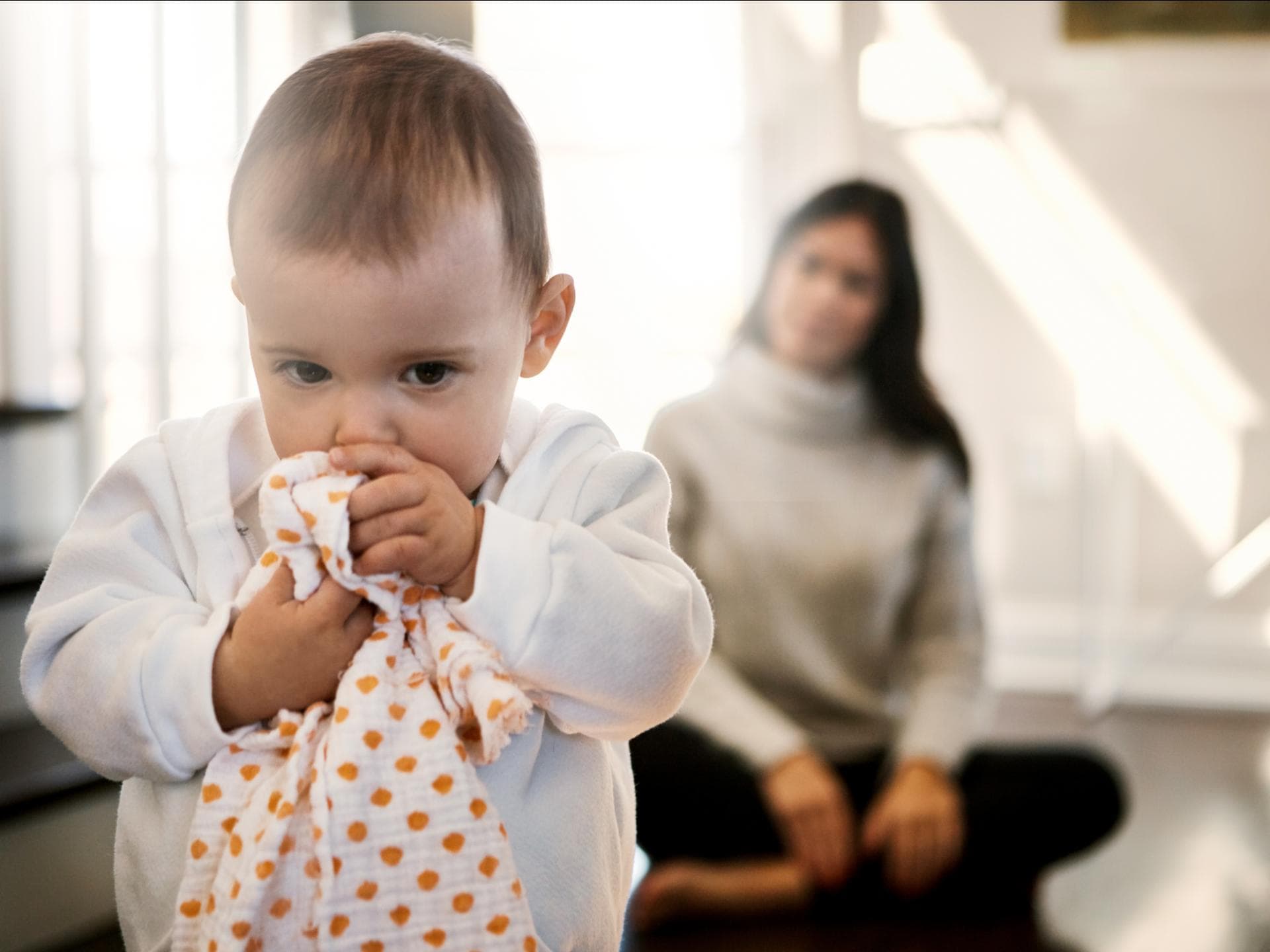 Wenn Babys fremdeln, kann ein T-Shirt helfen ...