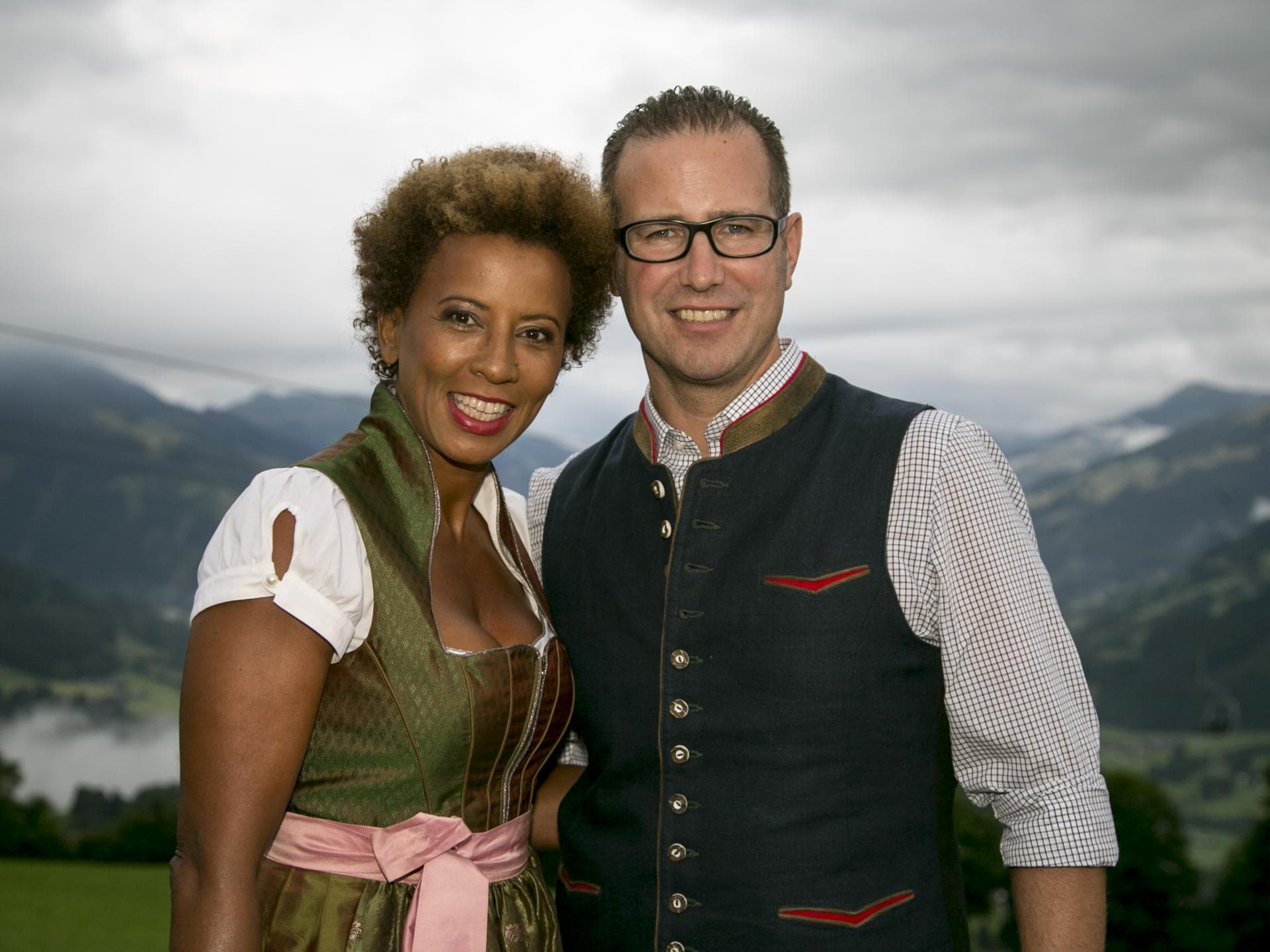 Arabella Kiesbauer und ihr Mann Florens Eberlinger