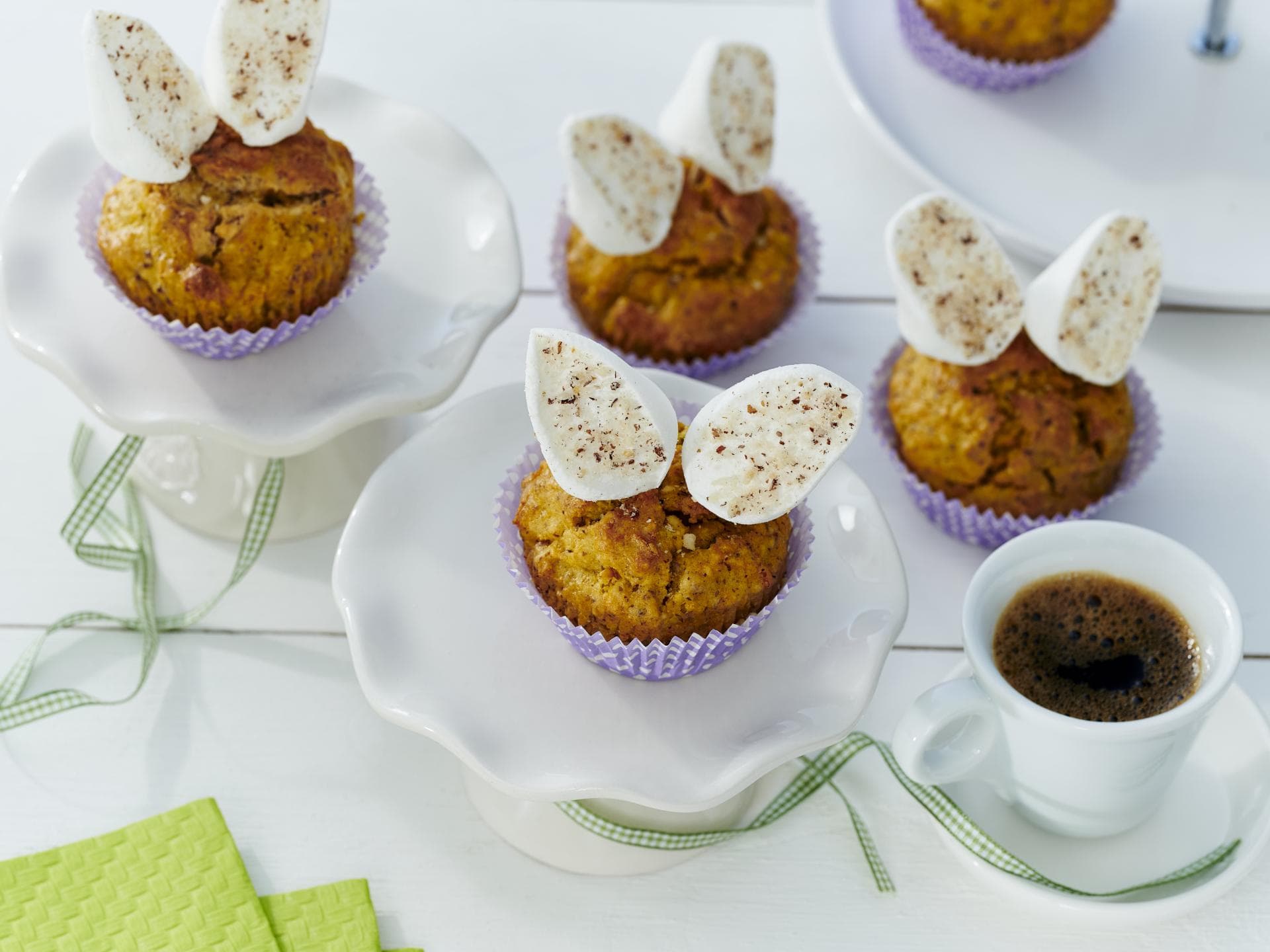 Muffins mit Häschenohren Muffins mit Häschenohren