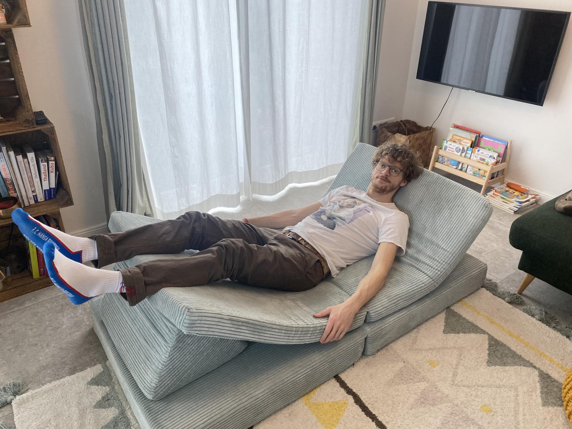 Spielsofa als Hängematte