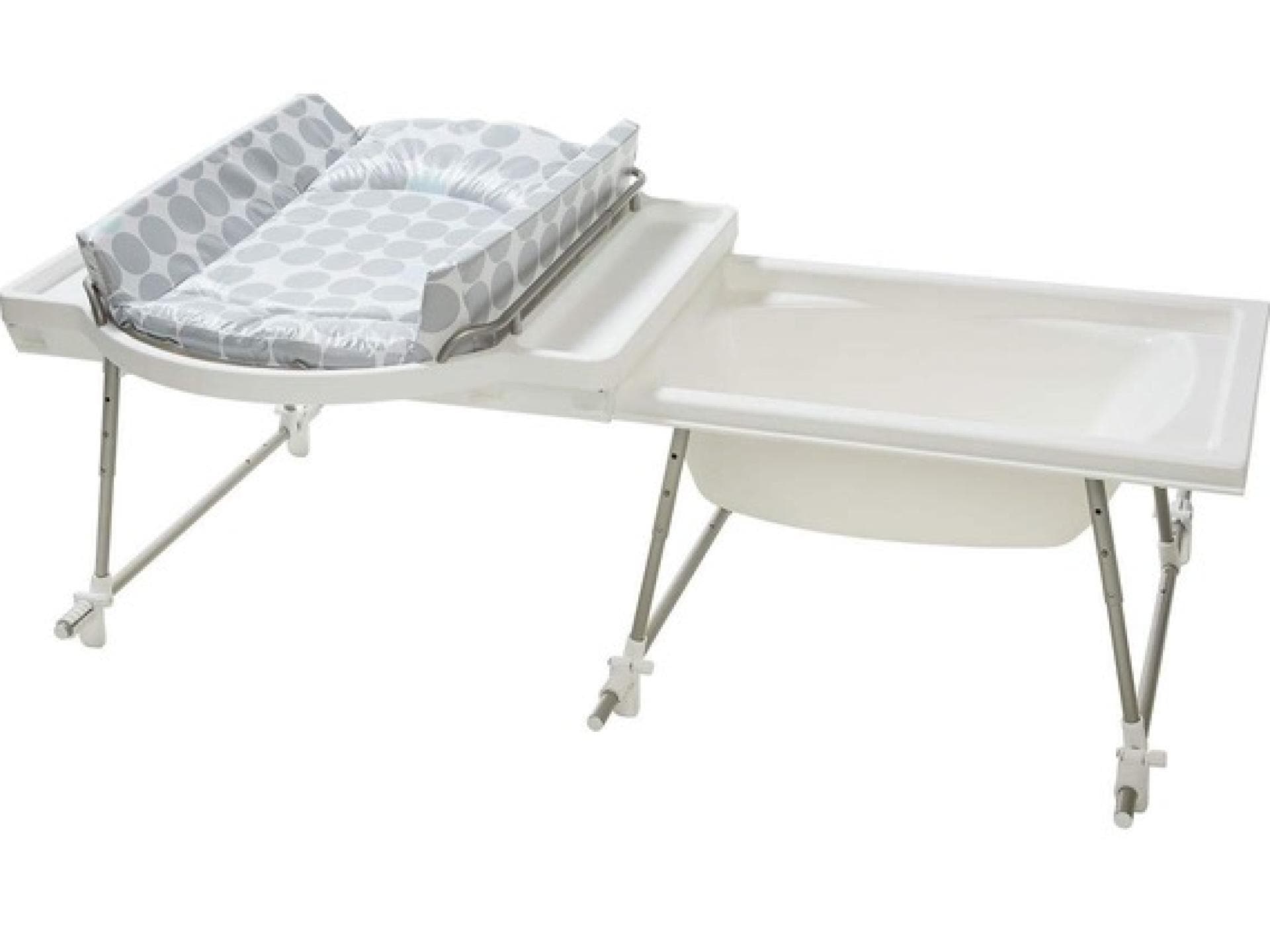 Geuther-Wickelaufsatz mit integrierter Wanne 