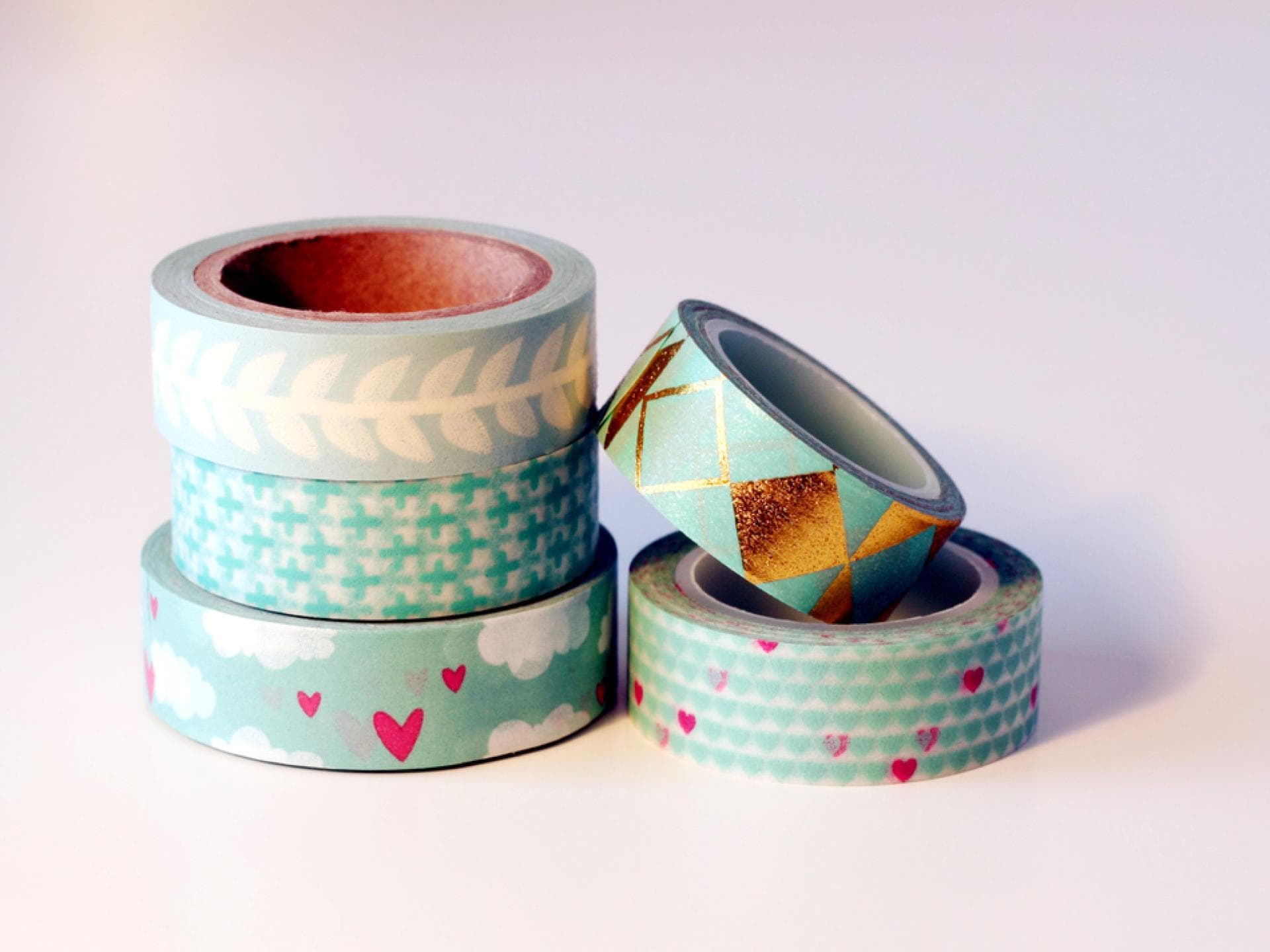 Washi Tape mit unterschiedlichen Mustern