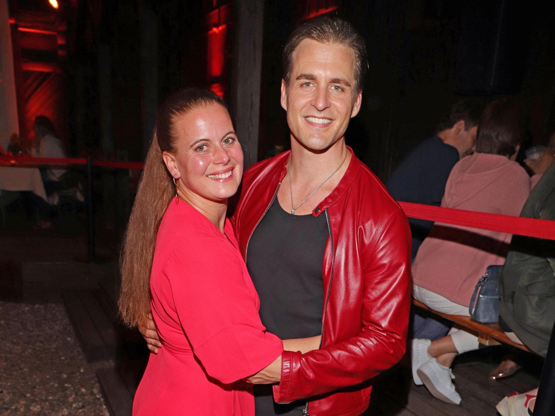 Alexanders Klaws mit Partnerin Nadja Scheiwiller