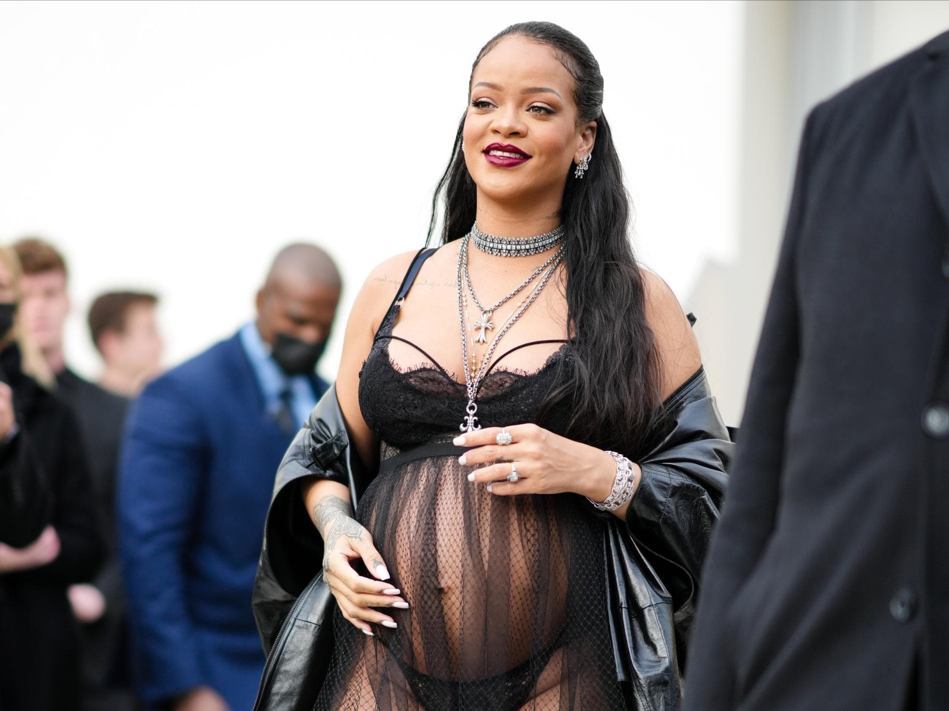 Rihanna mit Babybauch