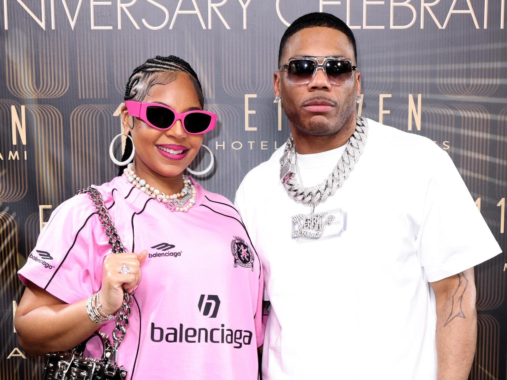 Ashanti und Nelly auf dem Roten Teppich