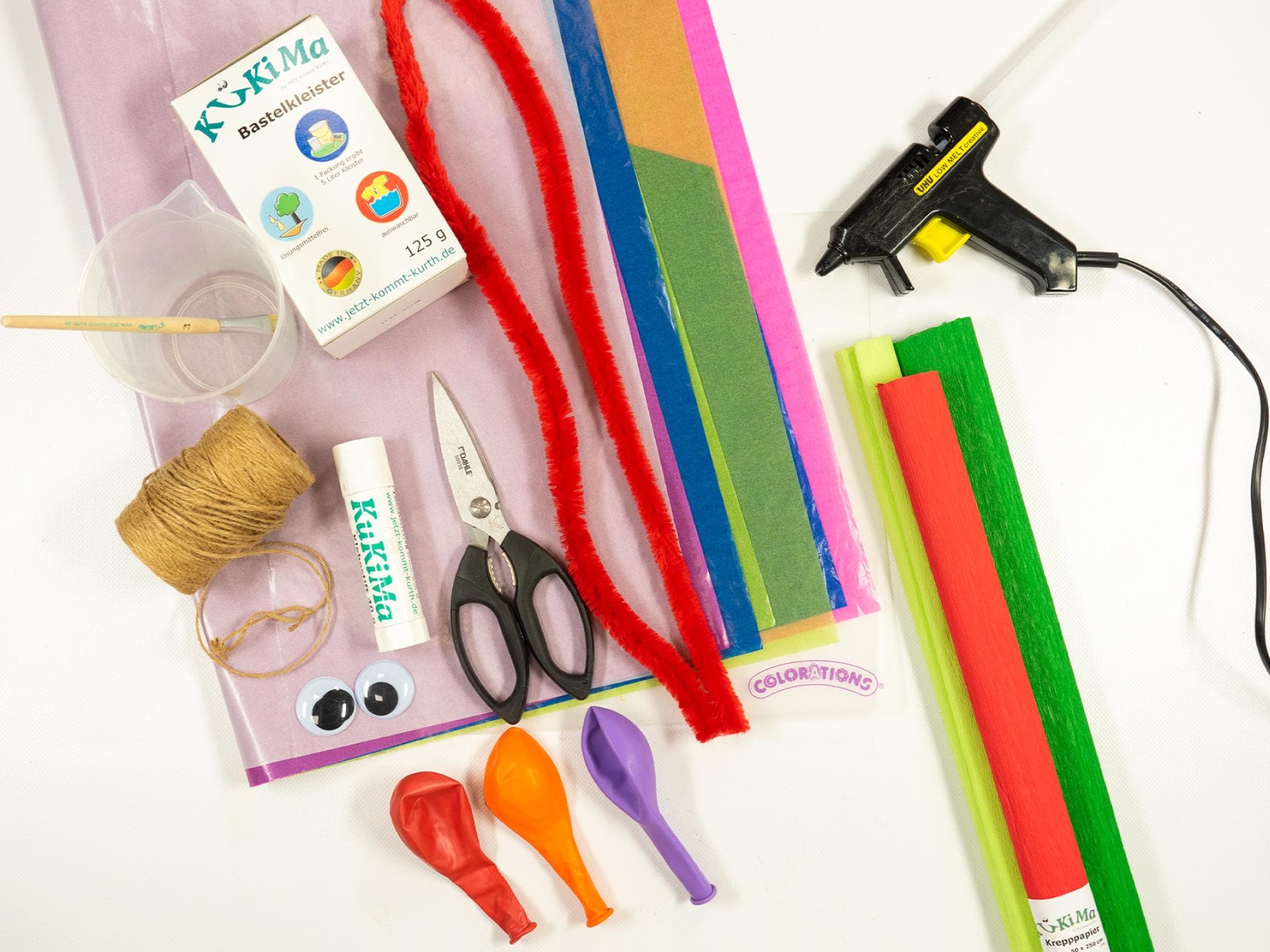 Pinata selber machen: Das Material Pinata selber machen: Das Material