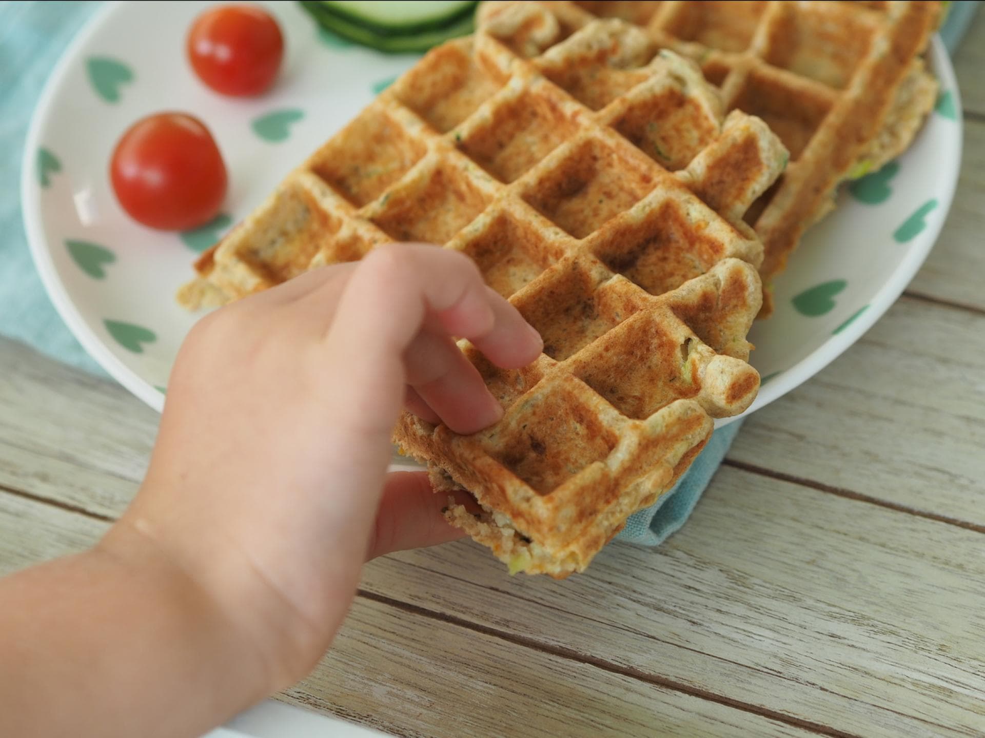 Zucchini-Waffeln