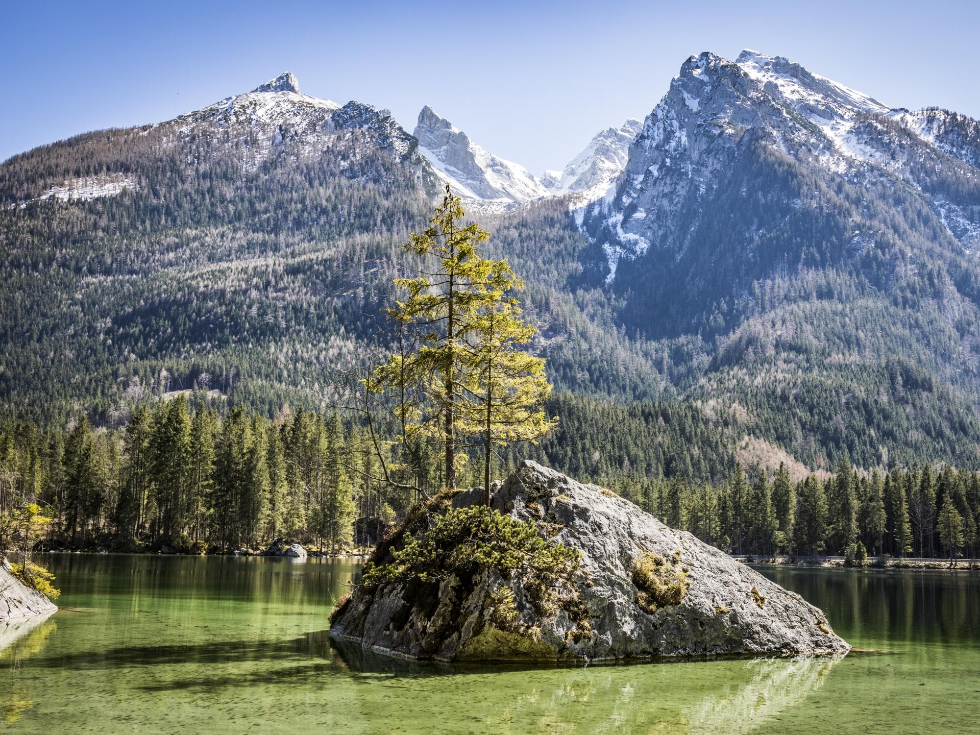Der Hintersee in Bayern