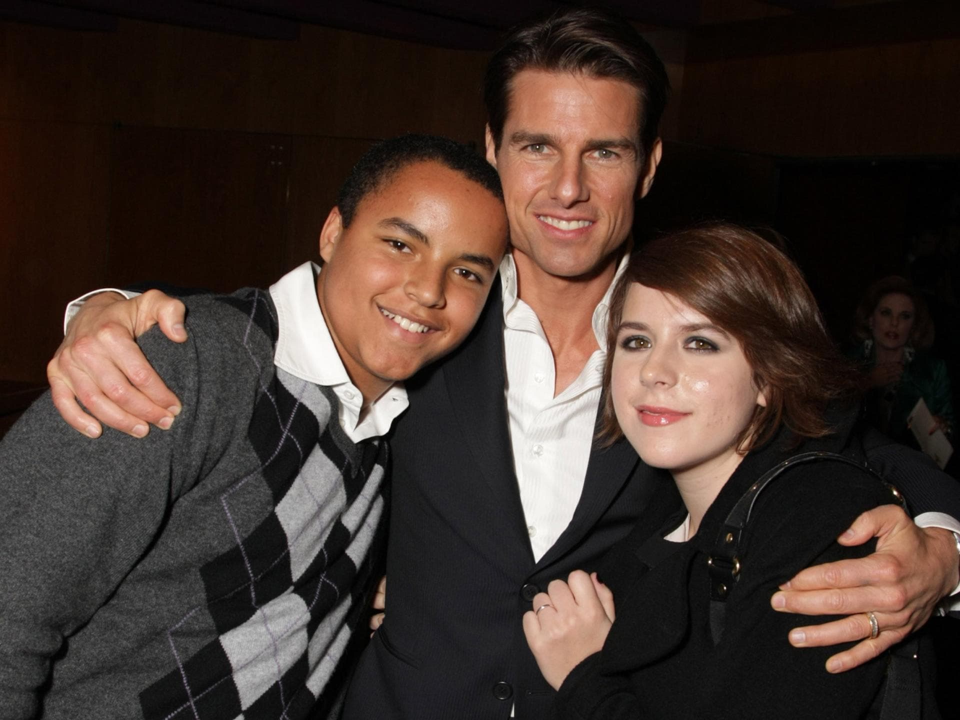 Tom Cruise mit seinen Kindern Connor und Isabella