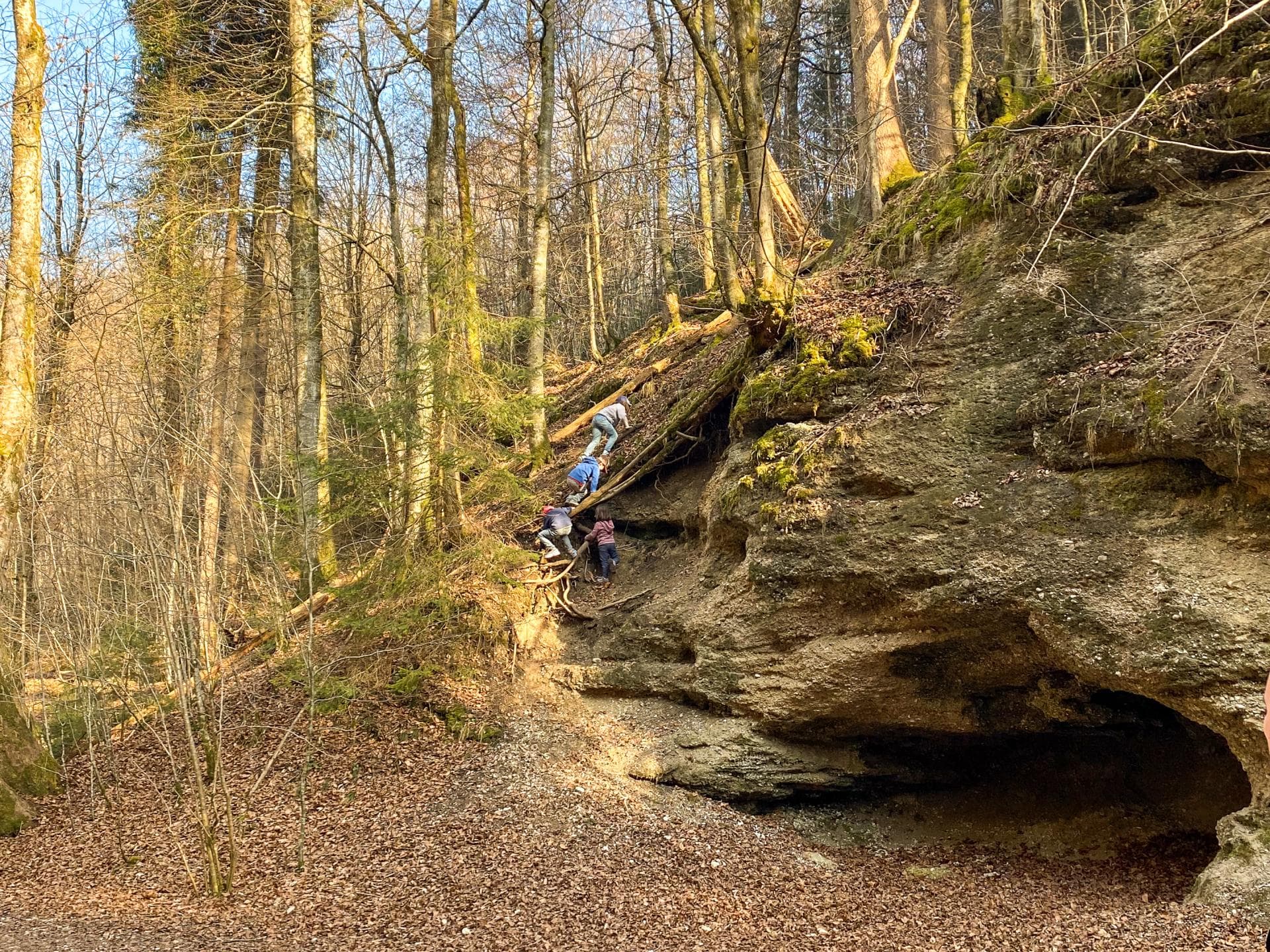 Klettern an der Maisinger Schlucht Klettern an der Maisinger Schlucht