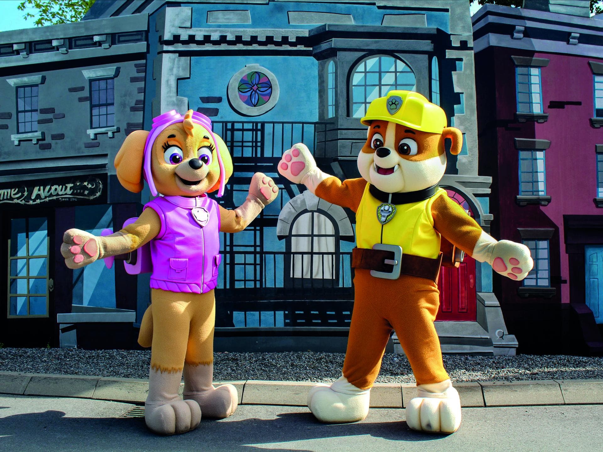Skye und Rubble von Paw Patrol