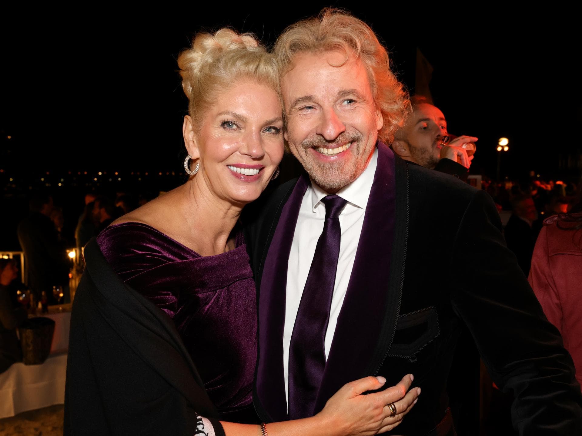 Thomas Gottschalk wird wieder Opa. Thomas Gottschalk und Karina Mroß