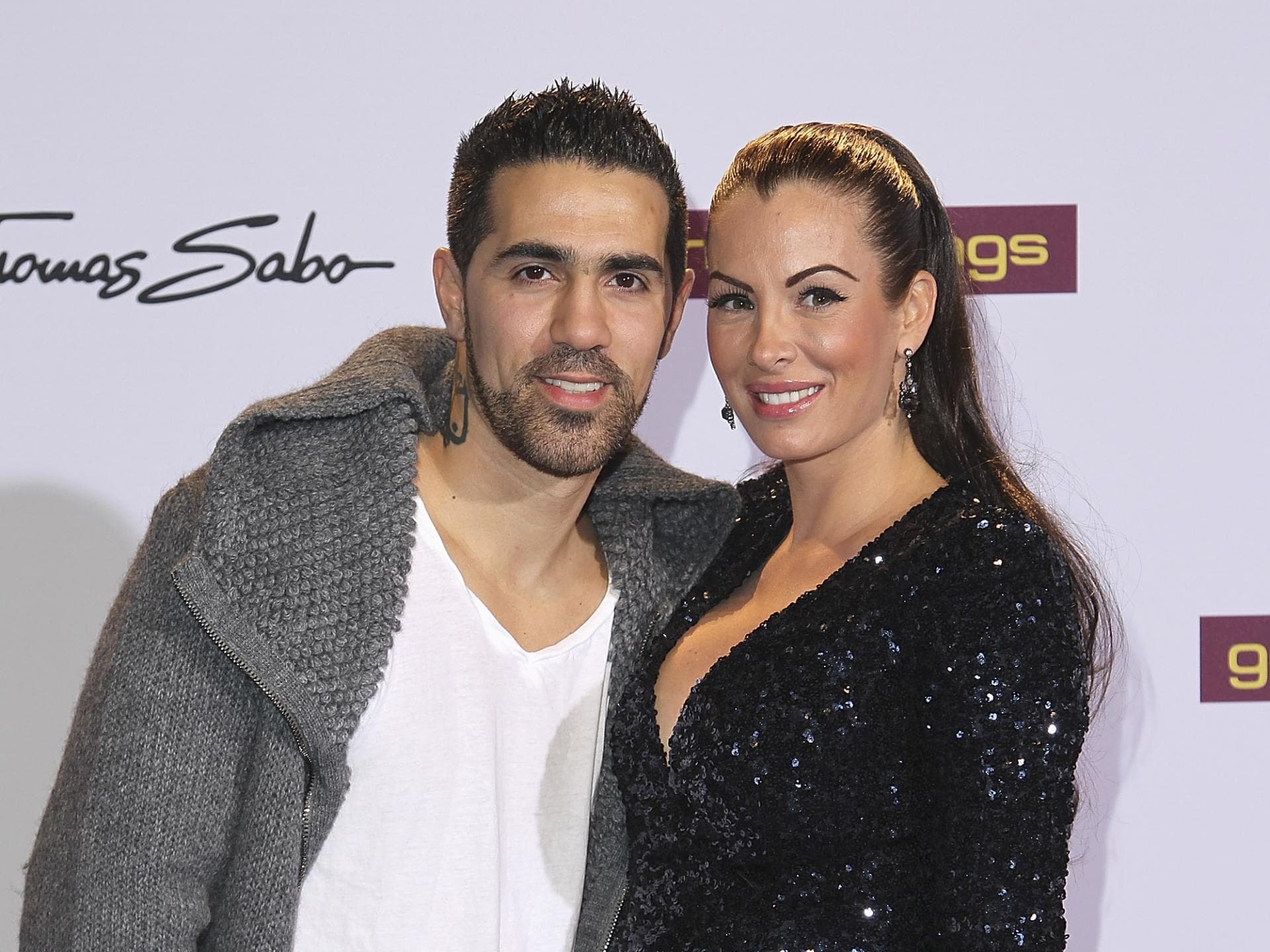 Bushido und Anna-Maria Ferchichi auf dem Roten Teppich.