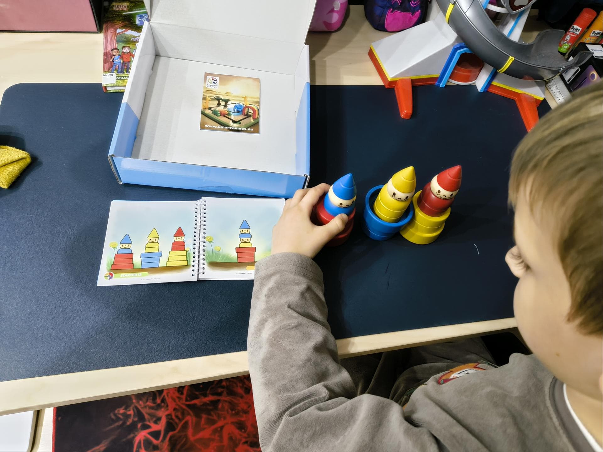 Das Lernspiel "Gartenwichtel" von SmartGames für Vorschulkinder.