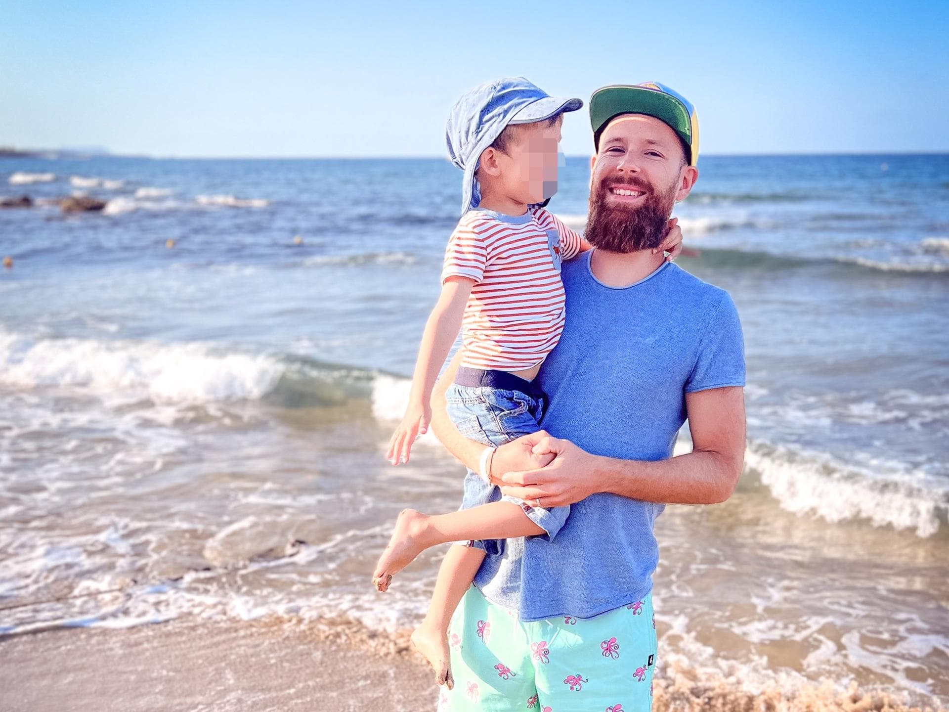 Mark Leonard und sein Sohn