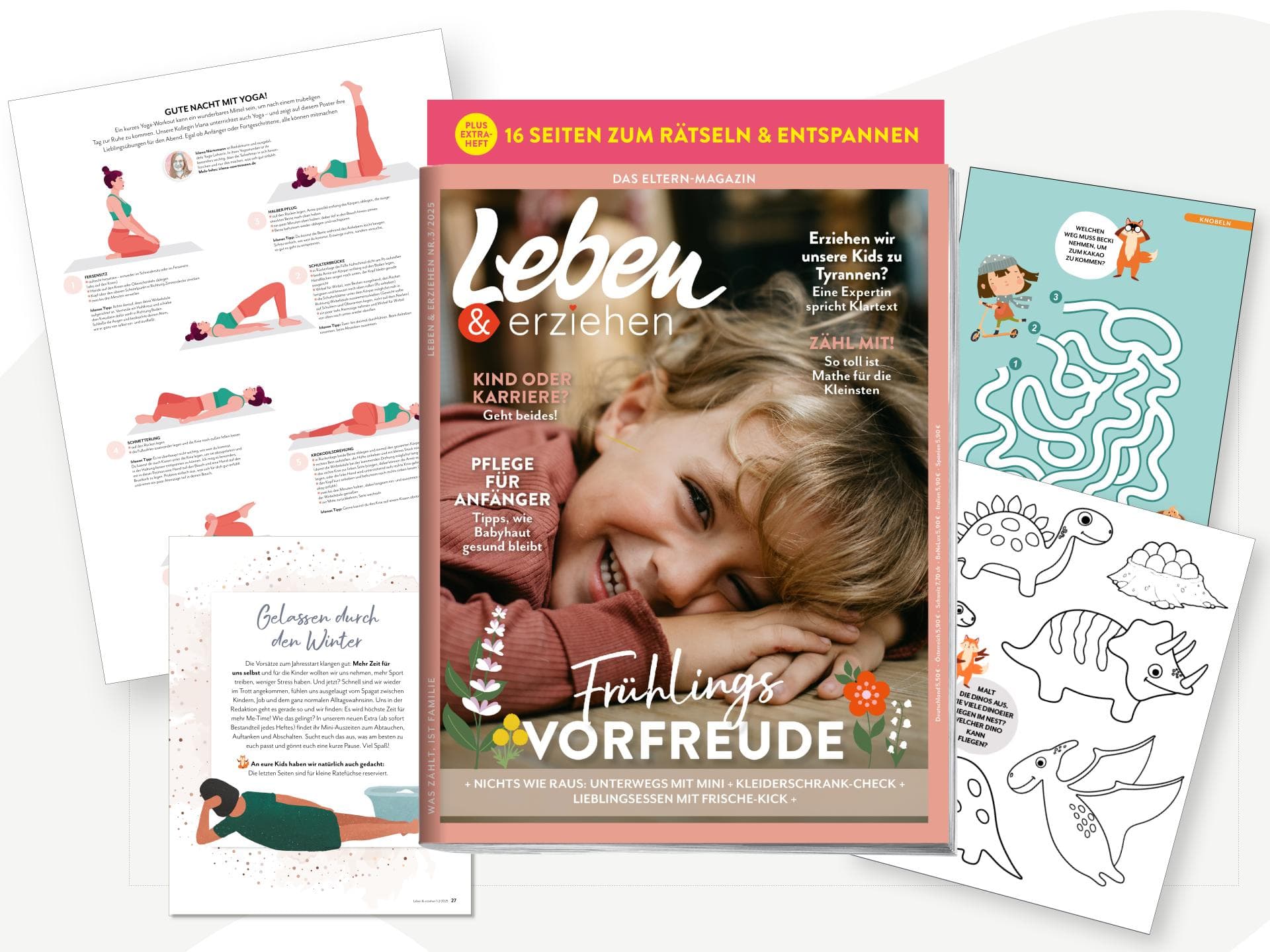 In unserem neuen Print-Extra in Leben & erziehen erwarten dich knifflige Rätsel und Übungen zum Entspannen. In unserem neuen Print-Extra in Leben & erziehen erwarten dich knifflige Rätsel und Übungen zum Entspannen.