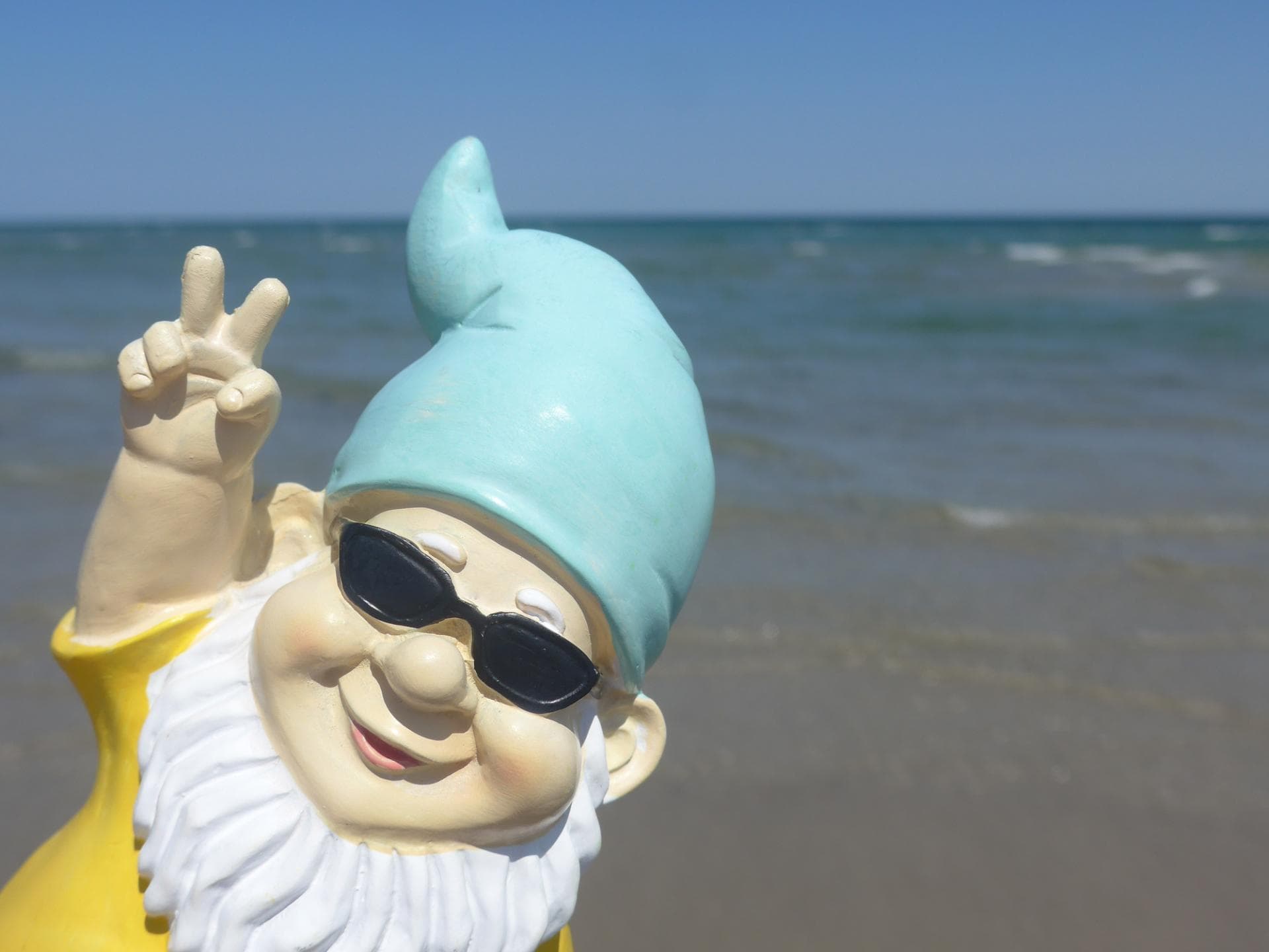 Zwerg am Meer.