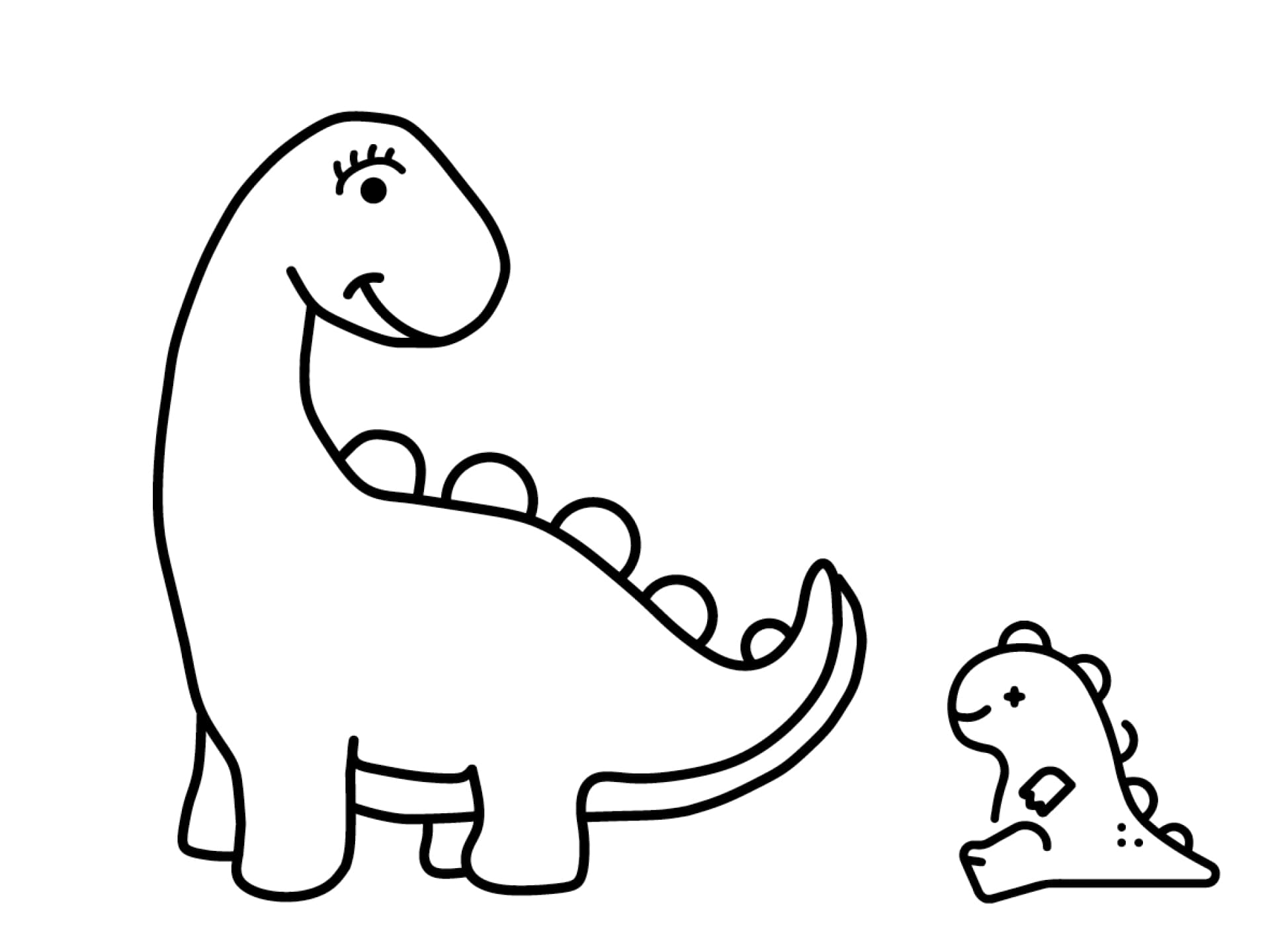 Muttertagskarte Dinos