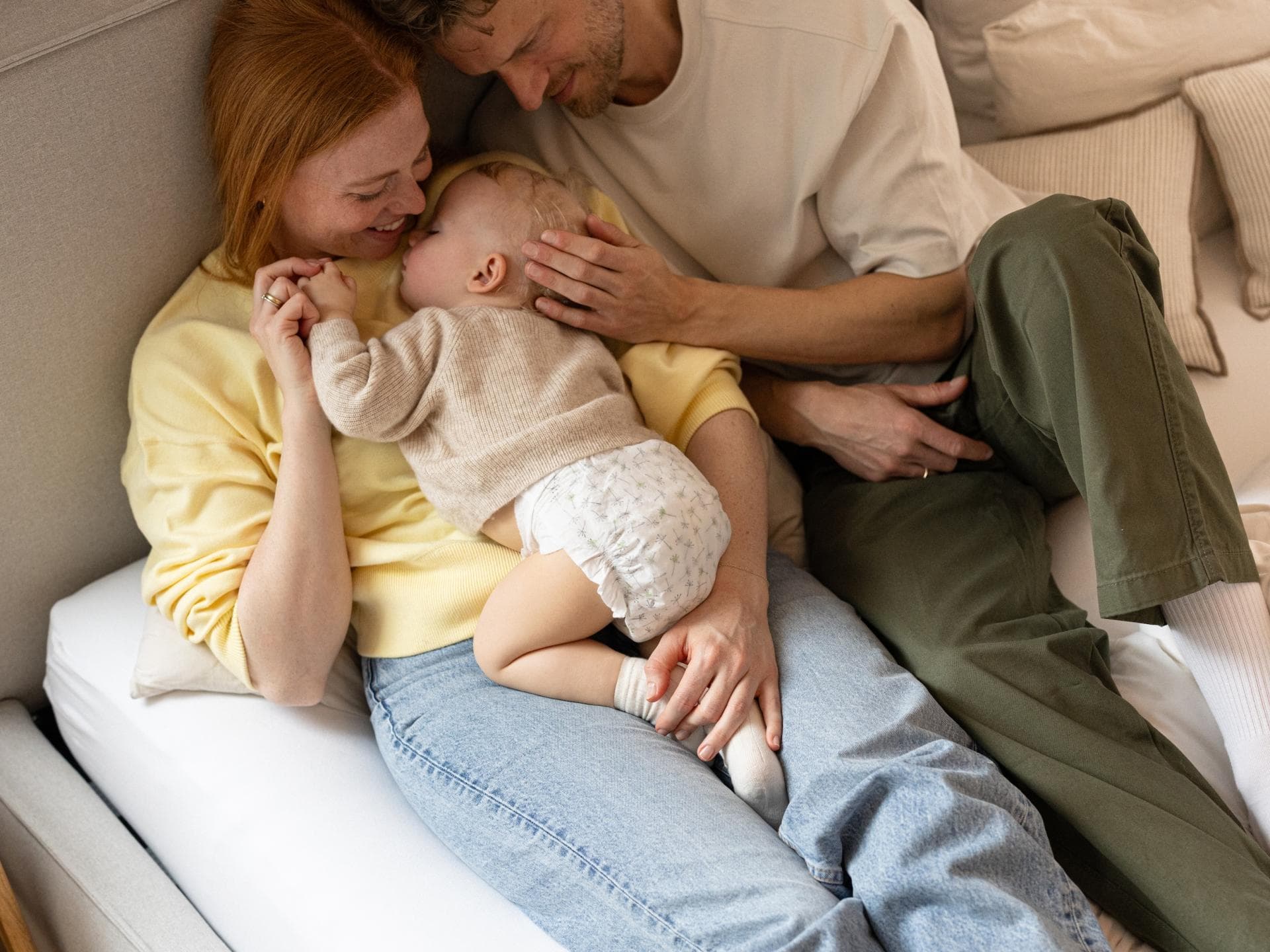 Die neuen Windeln von Lillydoo ... Eltern und ihr Windelbaby