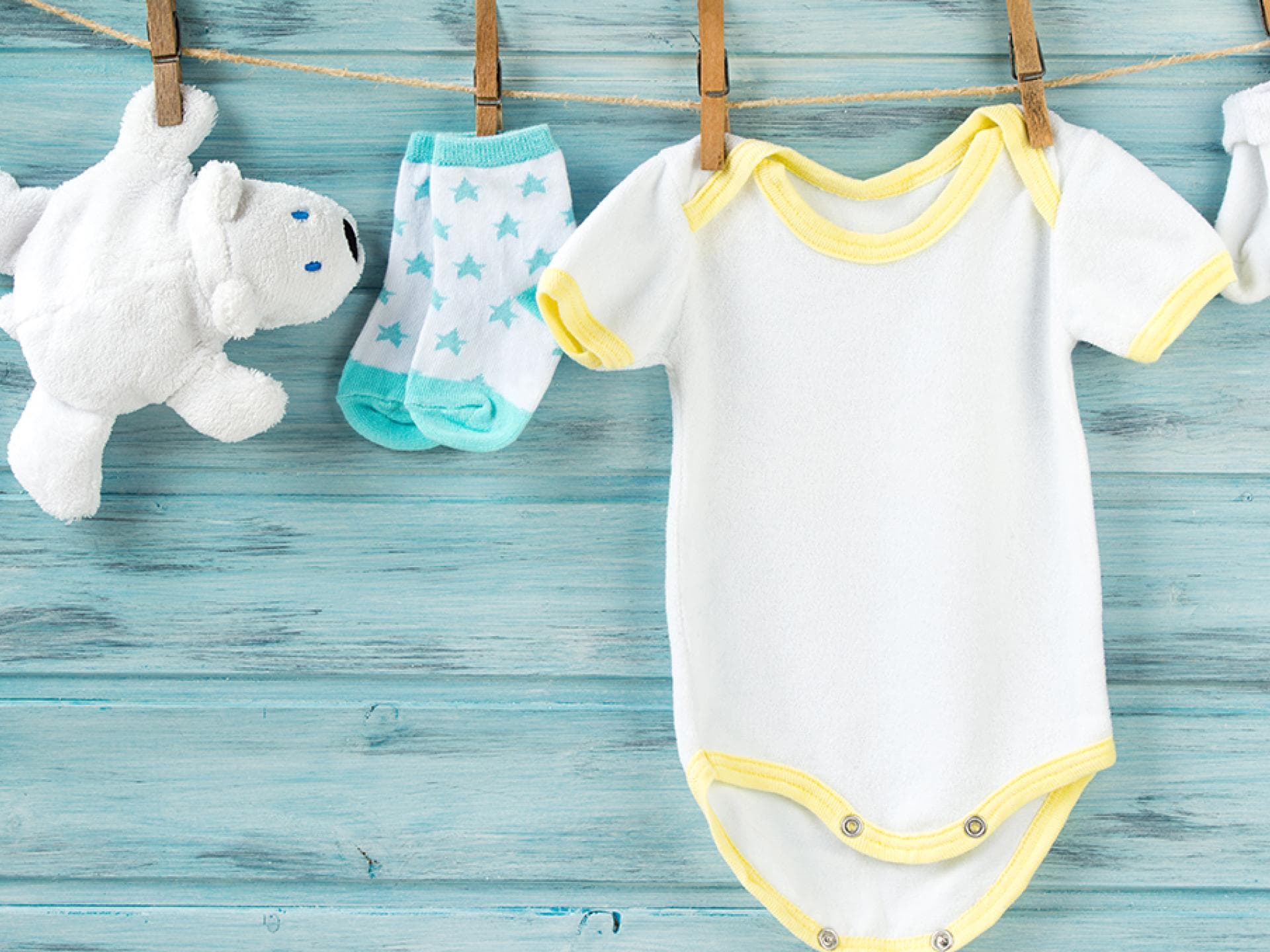 Diese Babysachen sind auch einfach niedlich! Foto: Getty Images