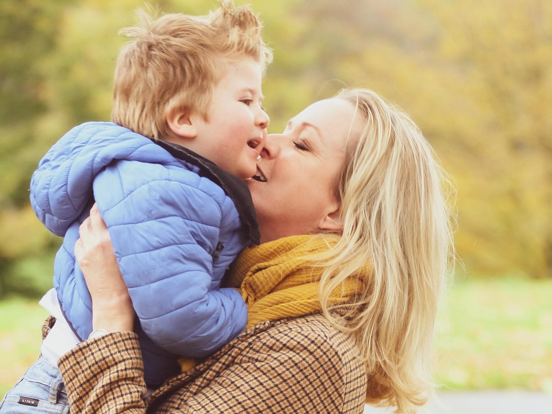 Henry mit seiner Mama Eva