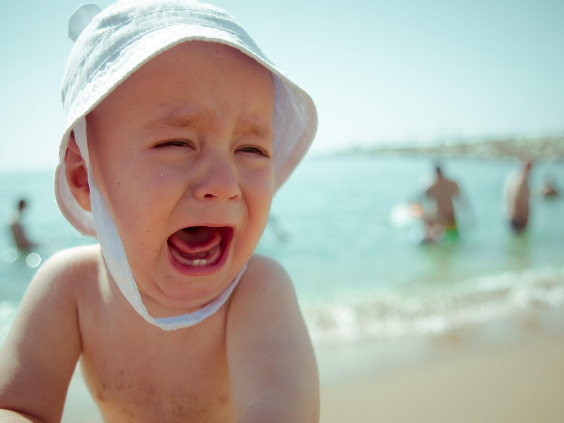 Urlaub mit Baby ist leider nicht immer (nur) entspannend ...