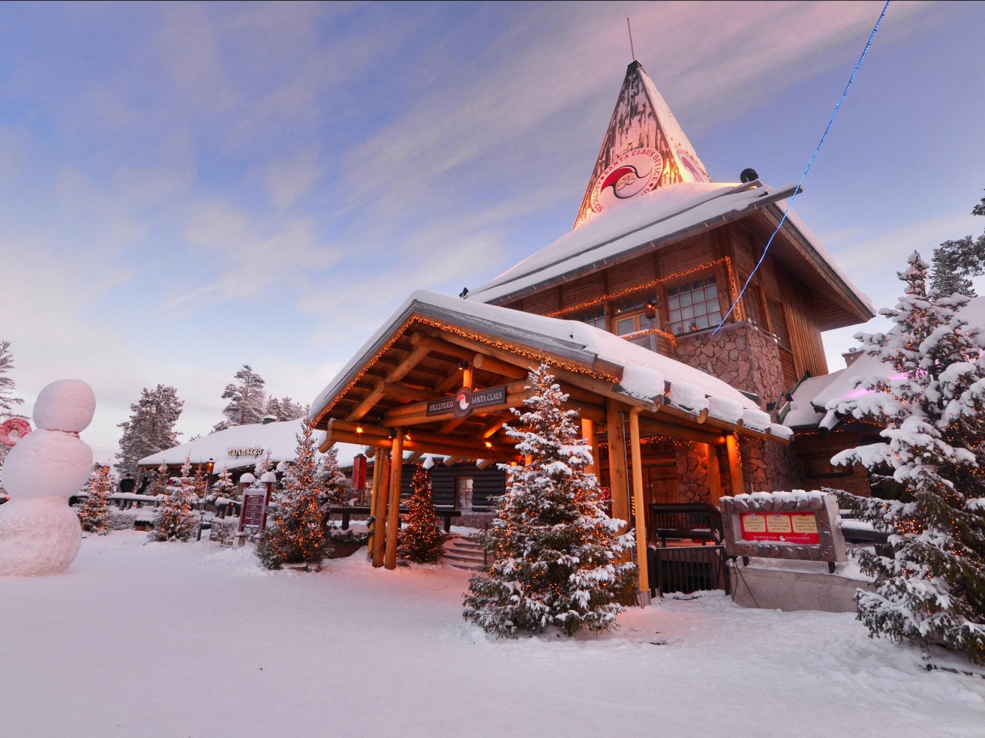 Das Santa Claus Village im finnischen Rovaniemi Das Santa Claus Village im finnischen Rovaniemi