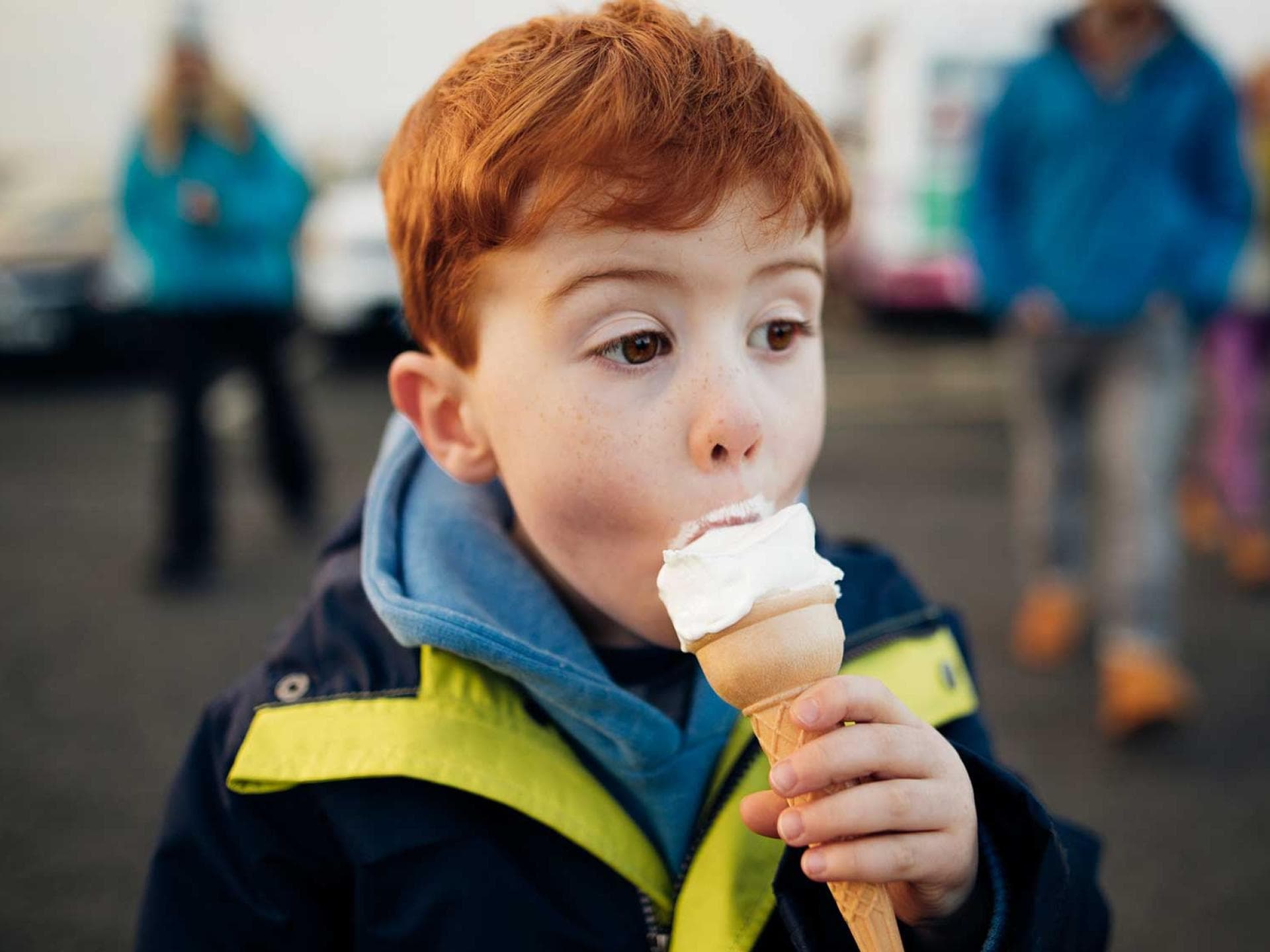 Yummy, ein Eis am Morgen vertreibt Kummer und Sorgen. Oder nicht?
