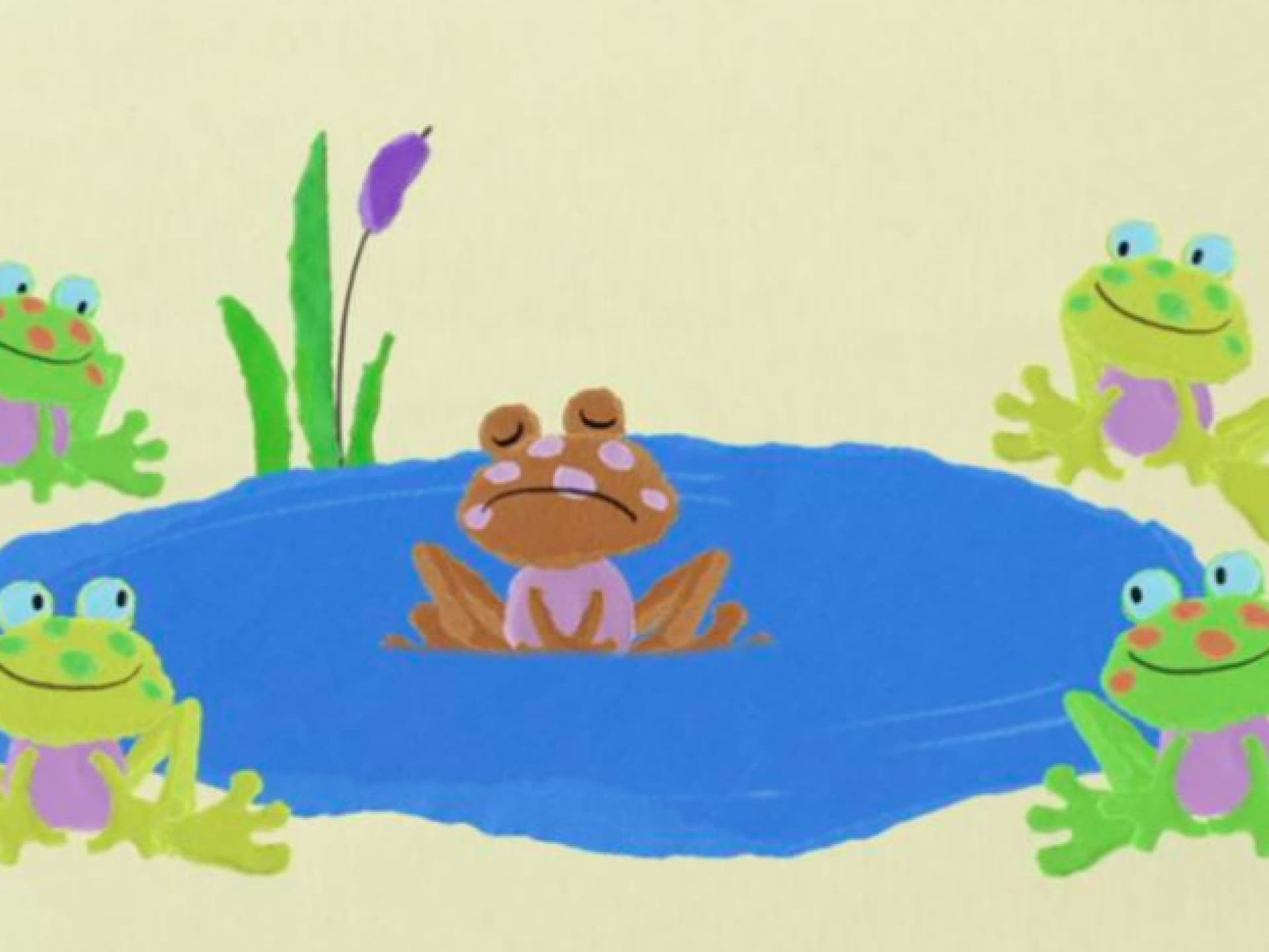 Der Frosch und seine Freunde