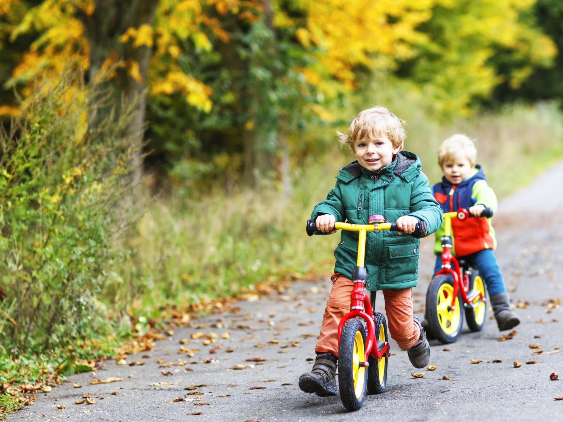 Laufräder führen Kinder ans Fahrradfahren ran