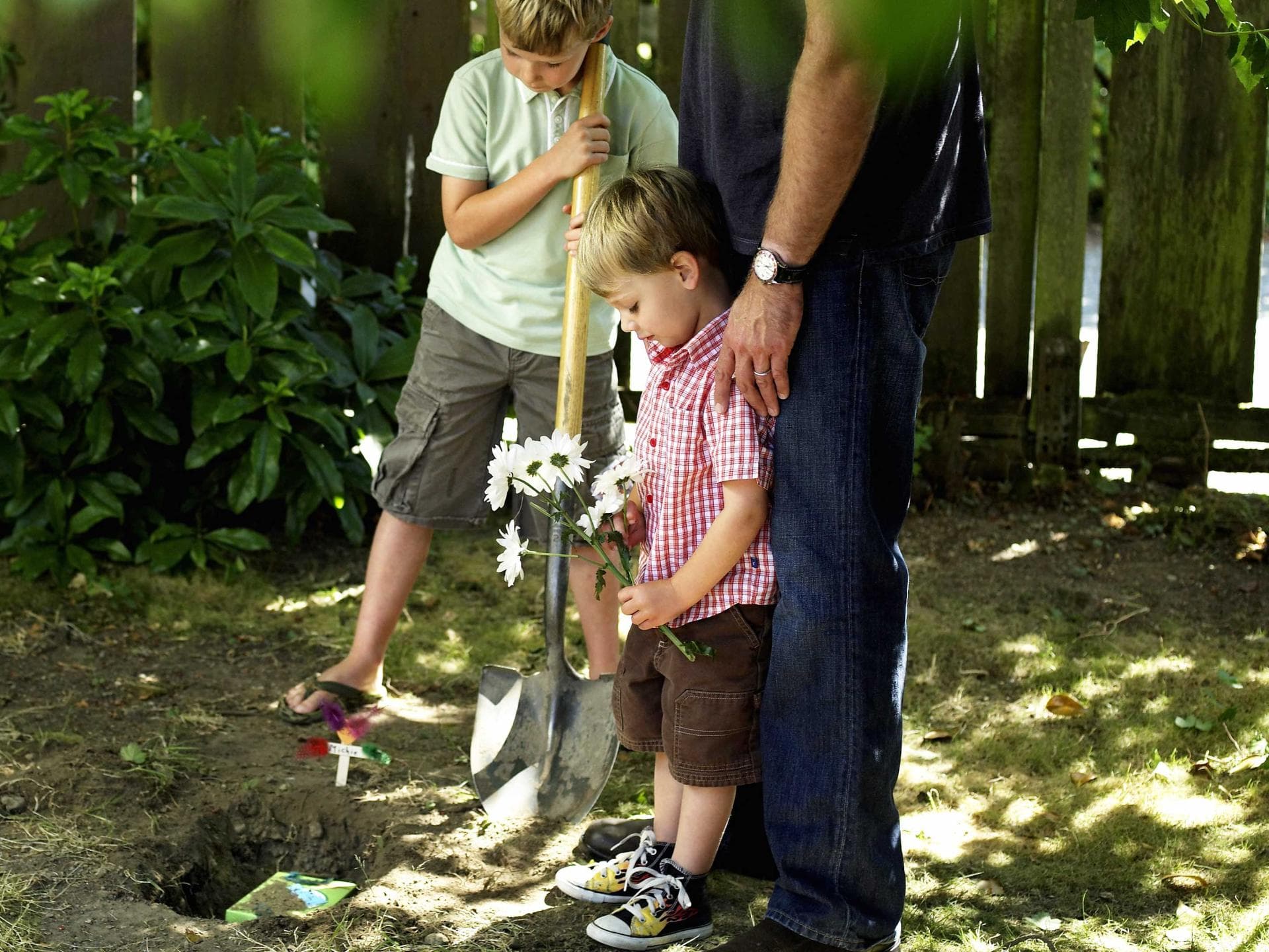 Abschied vom geliebten Haustier zu nehmen, fällt gerade Kindern besonders schwer.